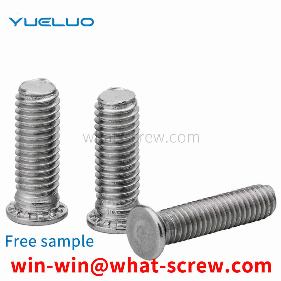 Pressure riveting screws