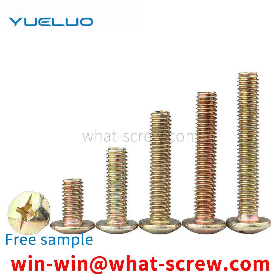 Large flat head screw