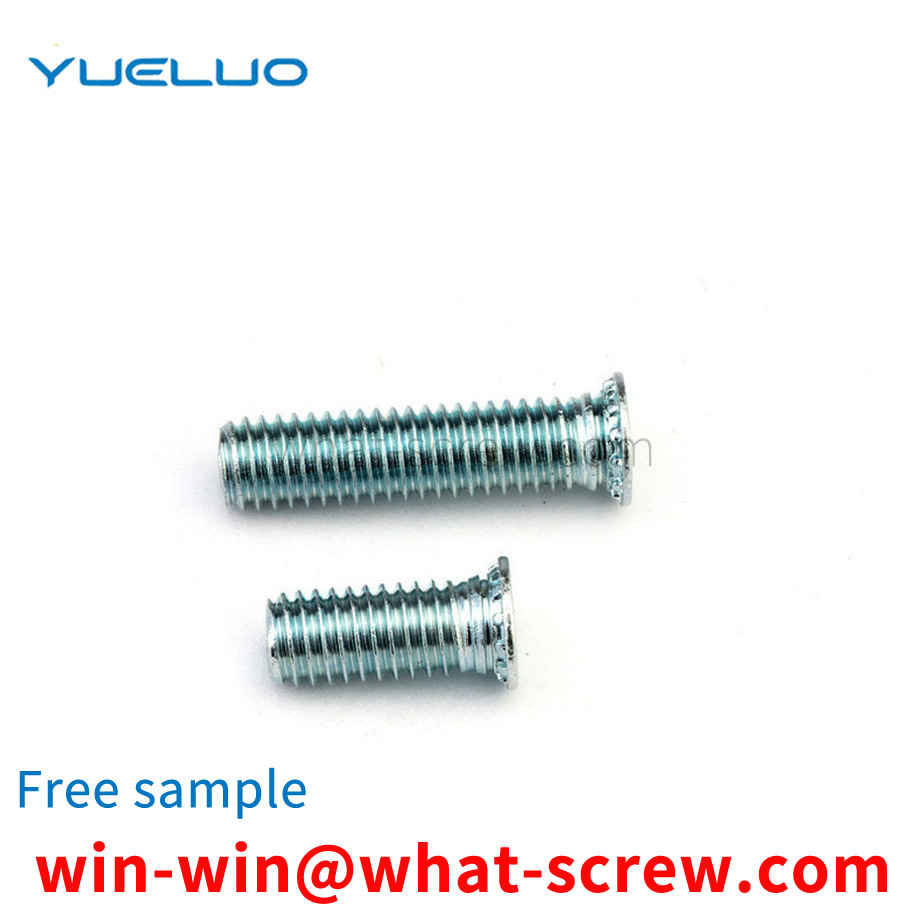 Pressure riveting screws