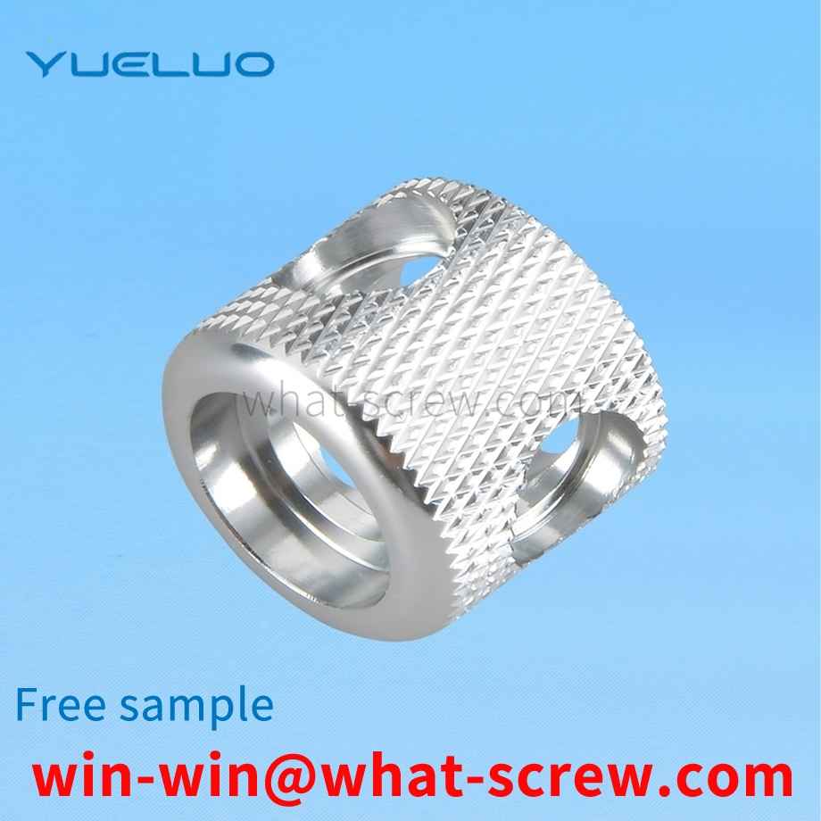 Knurled Hand Tightened Aluminum Nuts