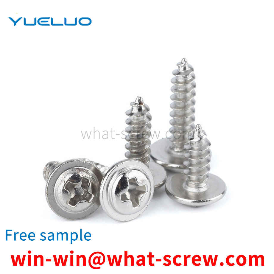 with self-tapping screws