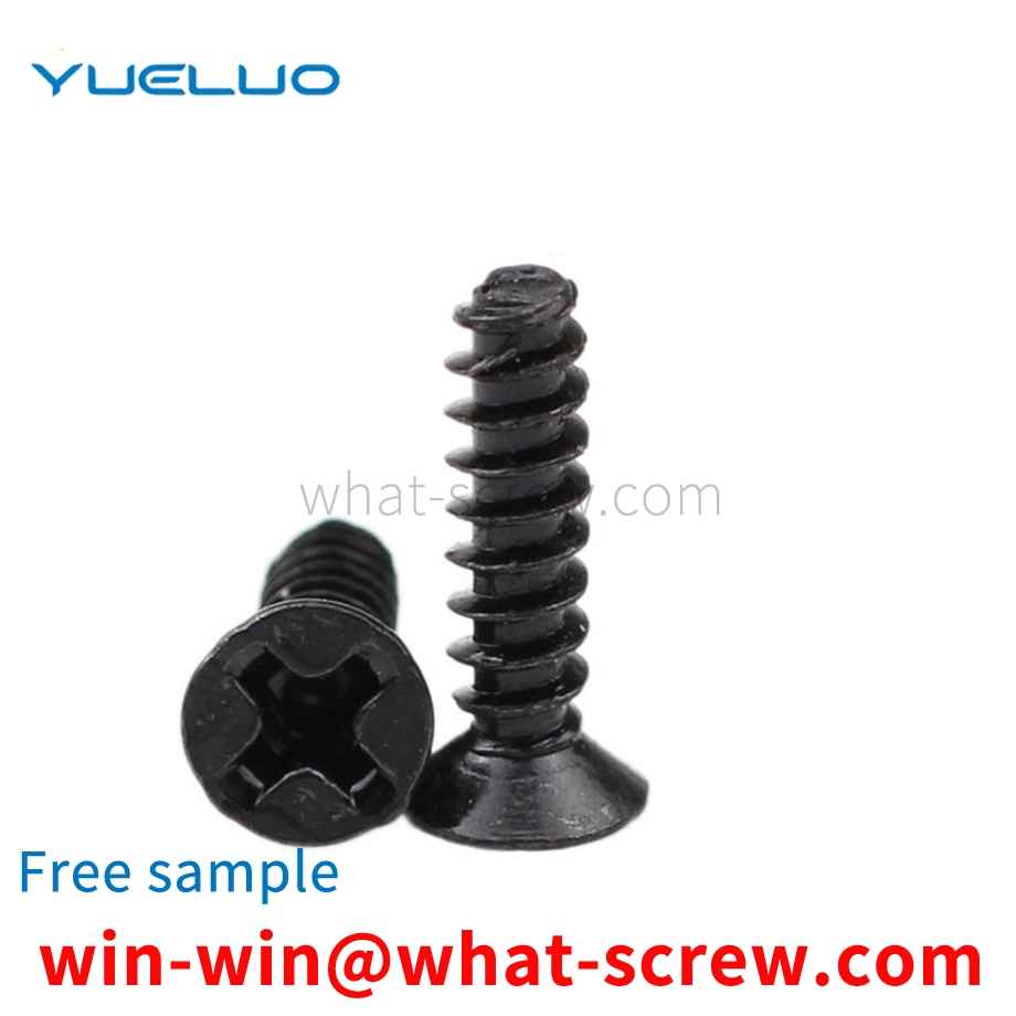 cross countersunk head flat tail