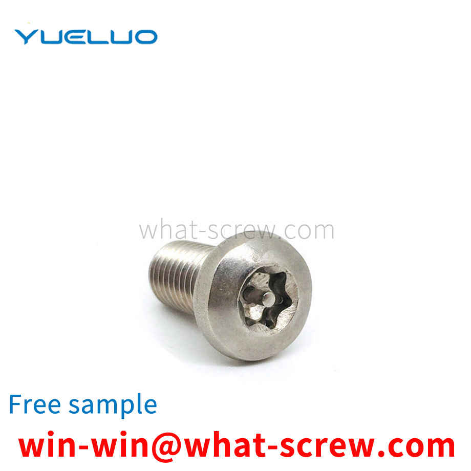 Processing pan head socket head Washingtoncap screws