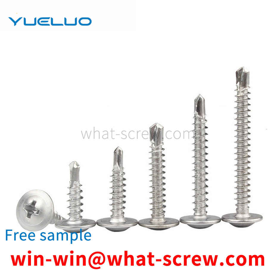 Phillips round head self-drilling self-tapping screws