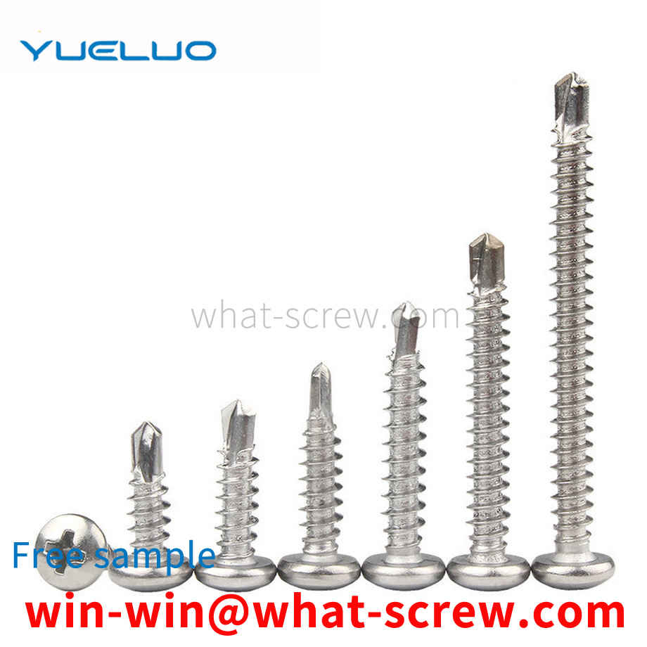 Phillips round head self-tapping screws