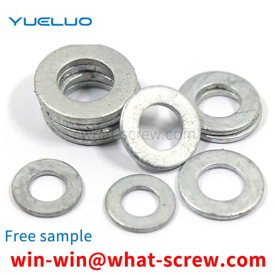 Hot-dip galvanized flat washers