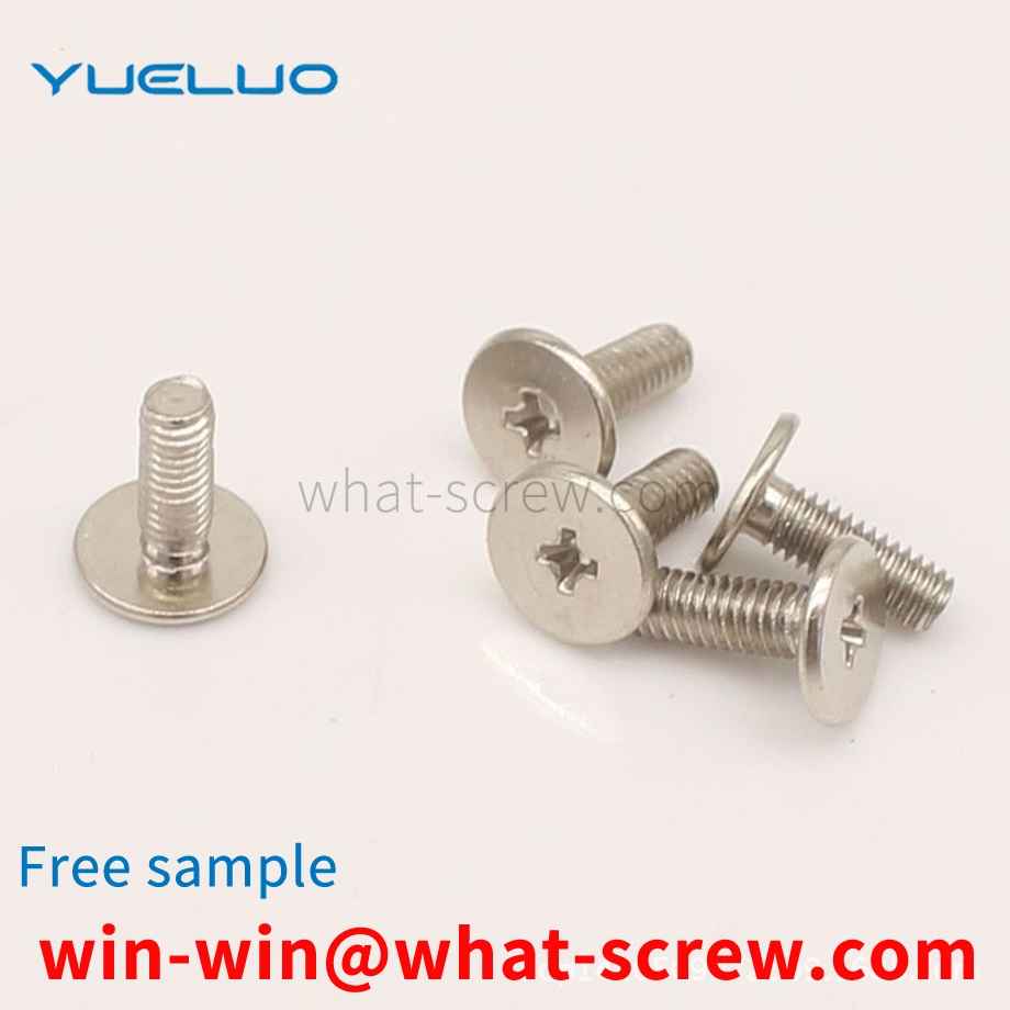 Large flat head screw