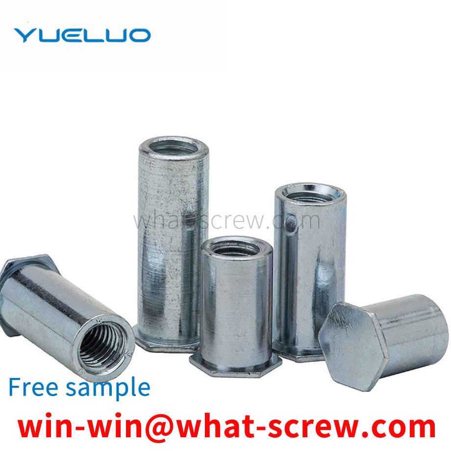 Blind hole pressure riveting stud