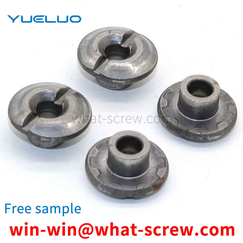 Non-standard round head slotted step cap nut