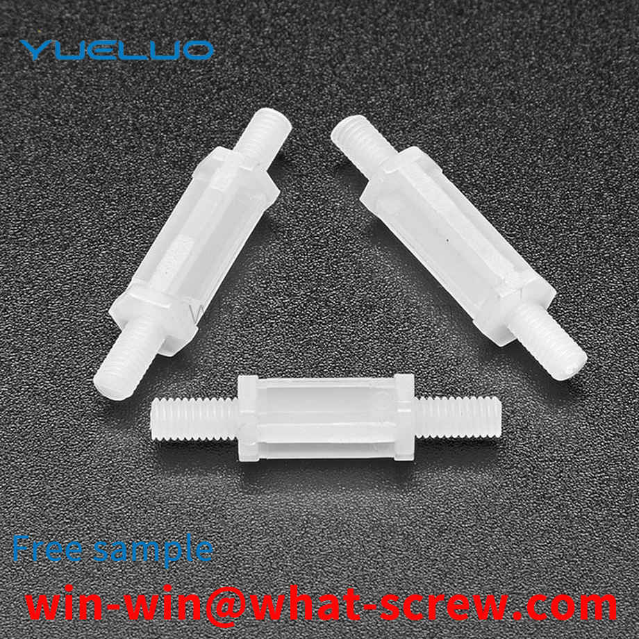 Double-ended nylon column plastic spacer column