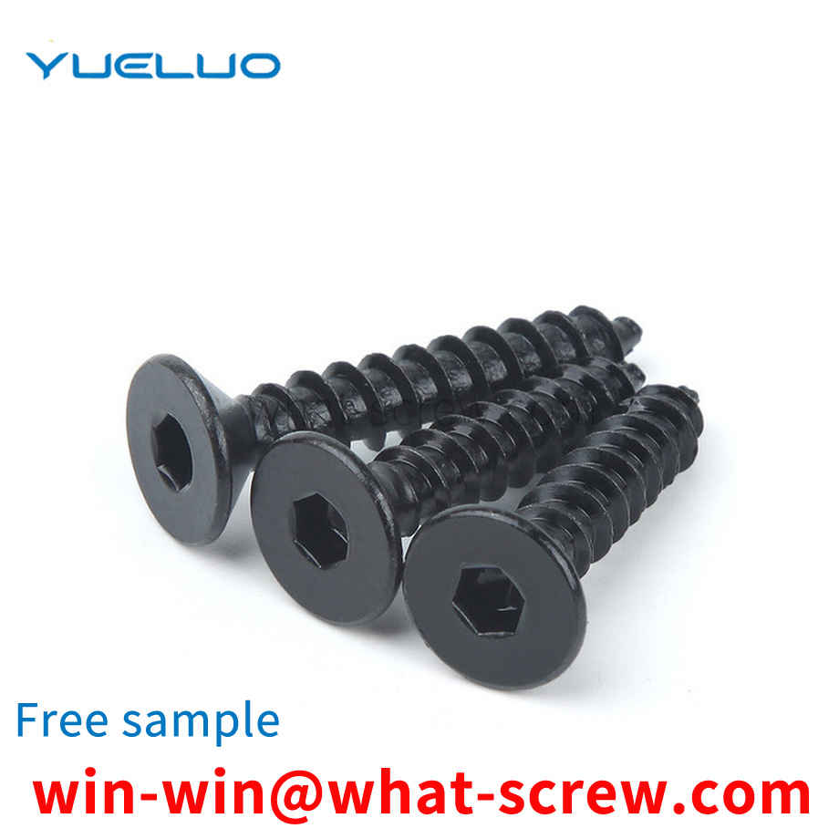 Countersunk head hexagon socket self-tapping screws