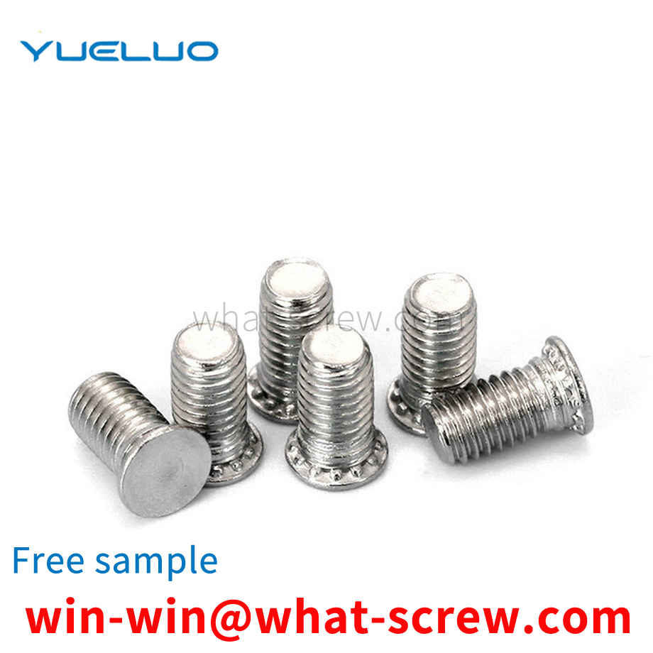 Pressure riveting screws