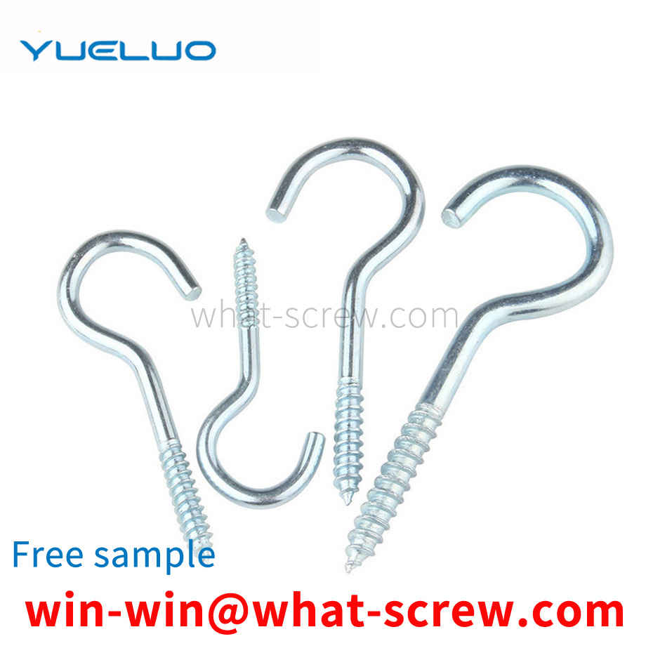 Open eye socket screw