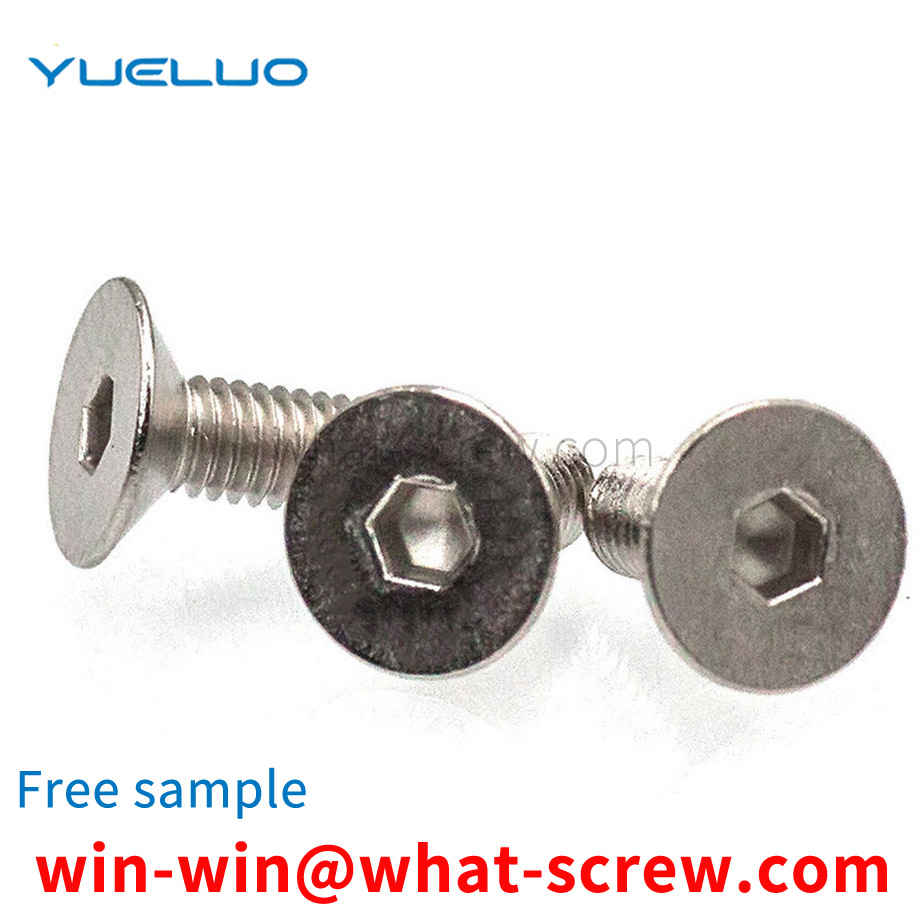 Hexagon socket countersunk head machine screws