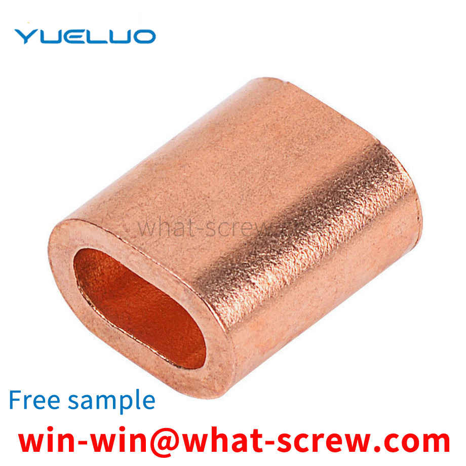 Production of oval copper sleeves