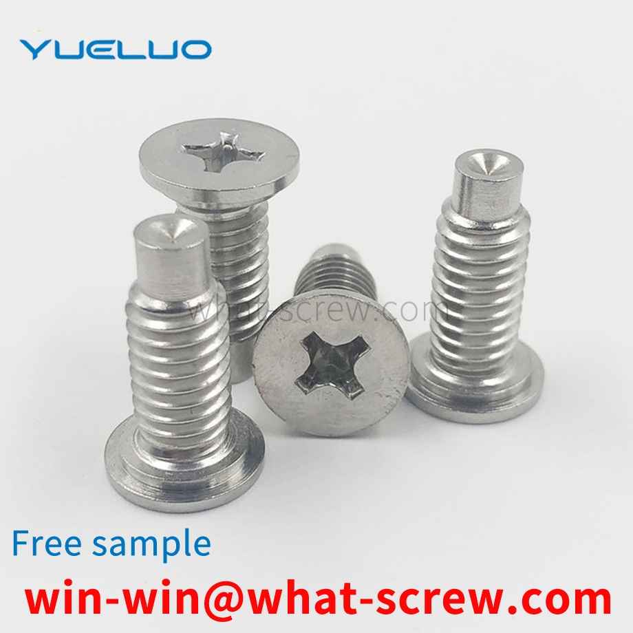 Cross Flat Head Step Machine Screws