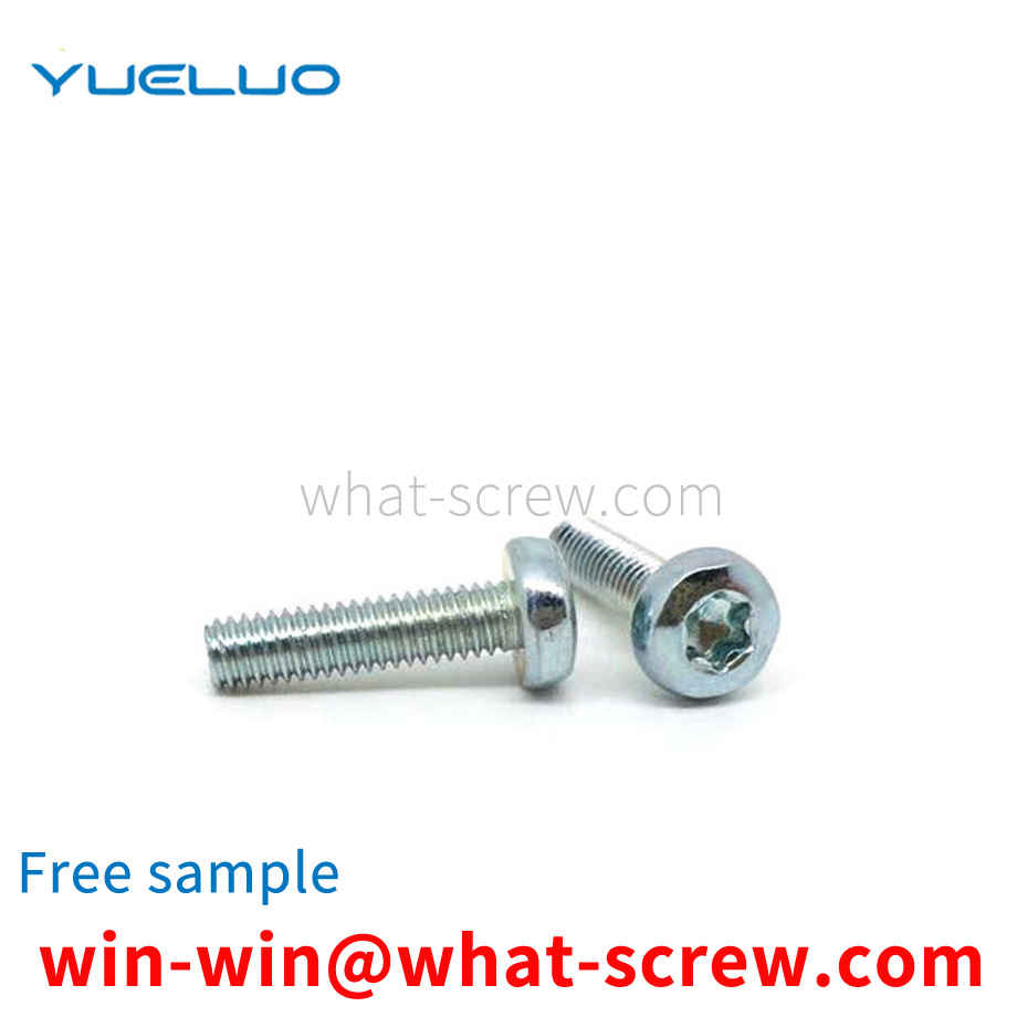 Customized pan head socket head Washingtoncap screws