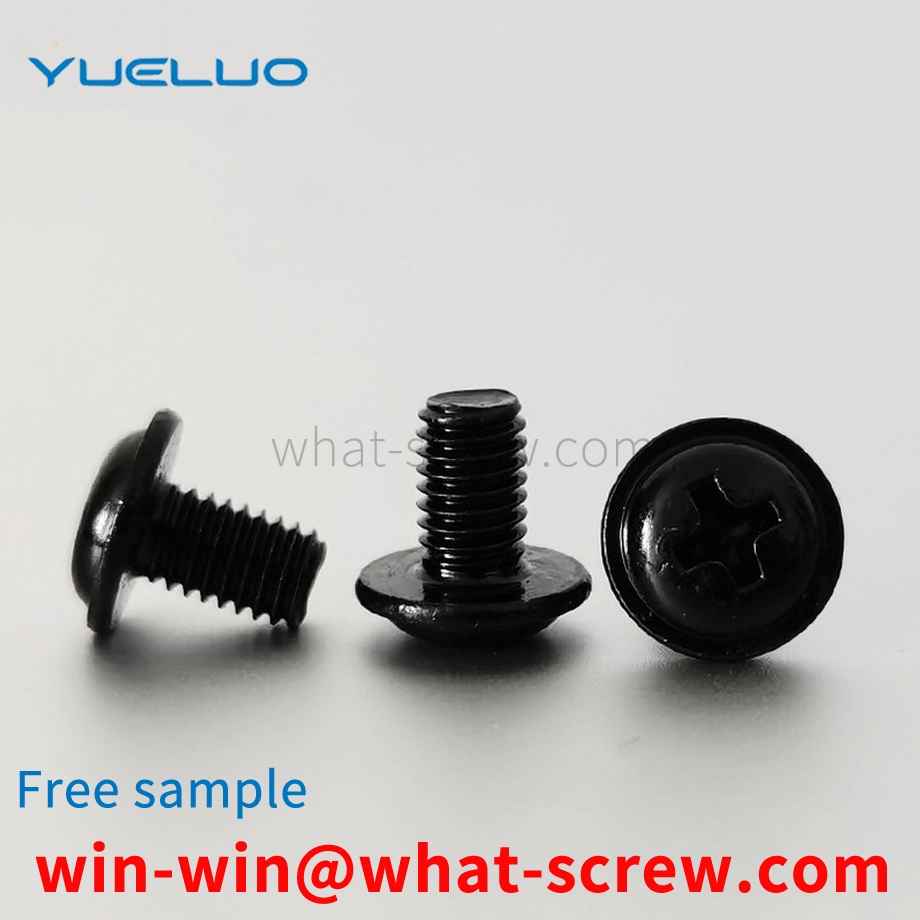 Customized cross head screw with pad