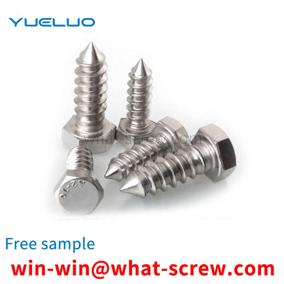 Wood tooth self-tapping screws
