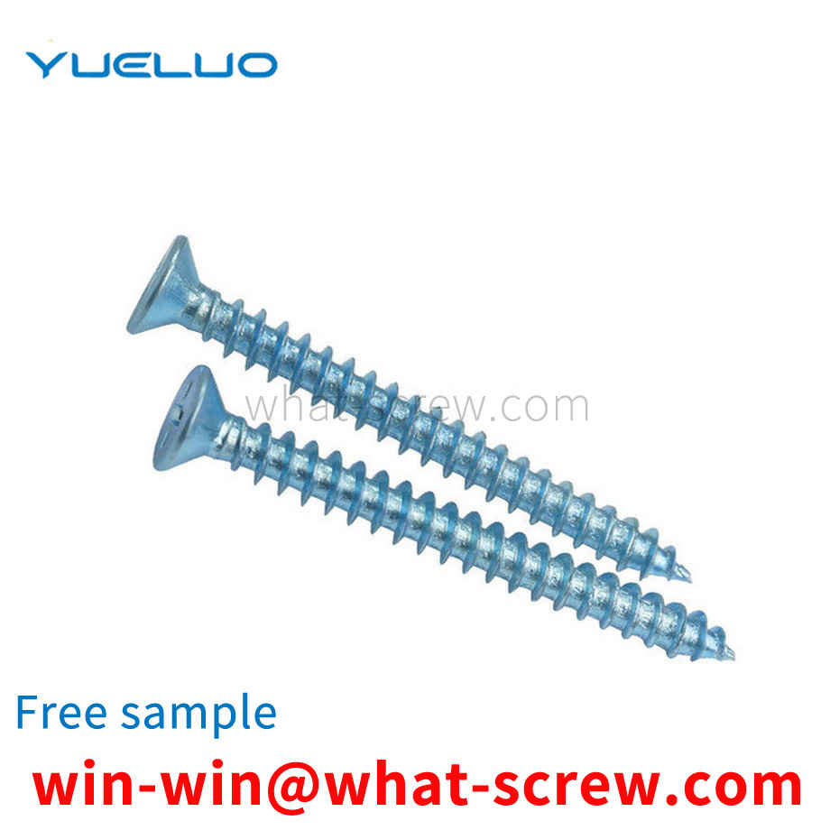 Customized cross countersunk head self-tapping screws