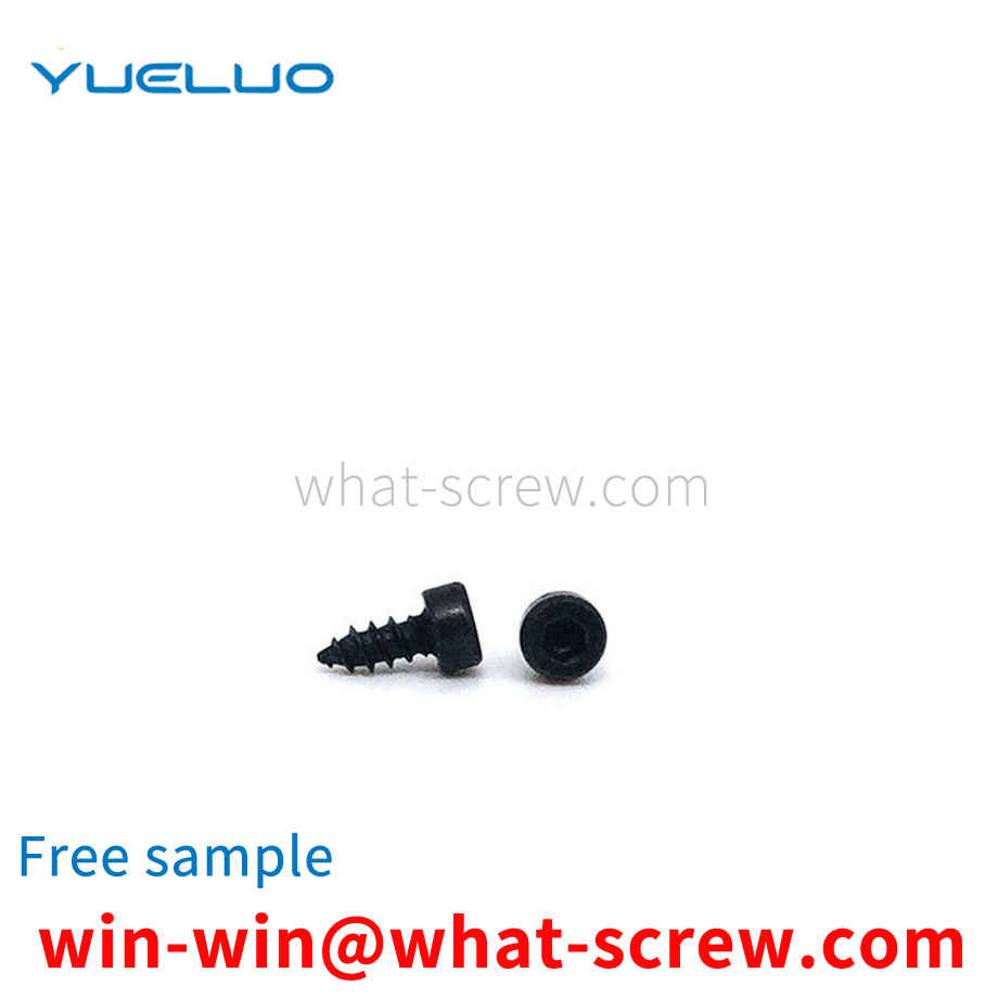 Customized cup head hexagon socket self-tapping screws