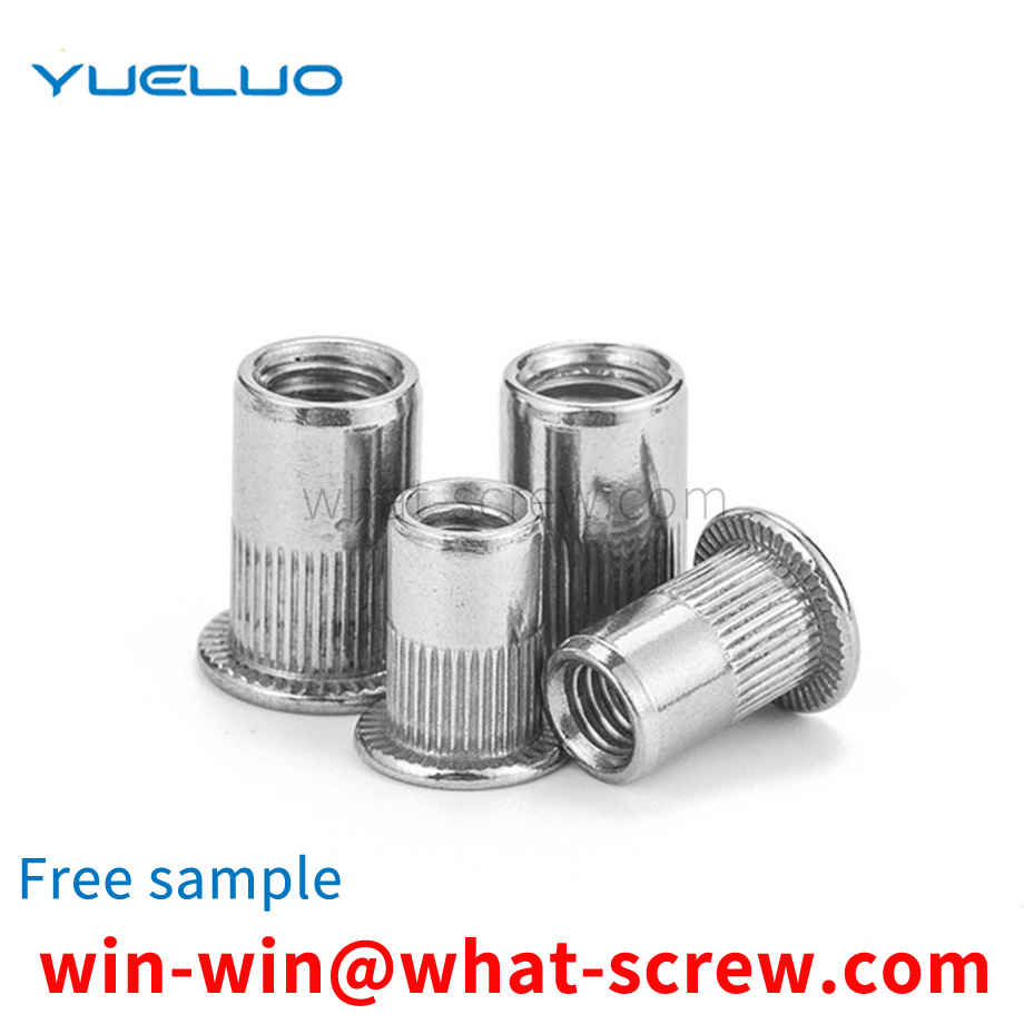 Small countersunk head rivet nut