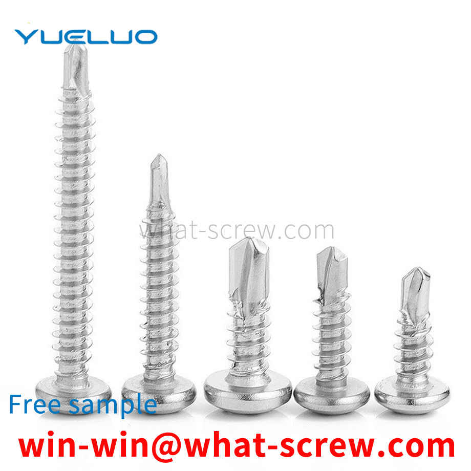 Round head washer drill tail