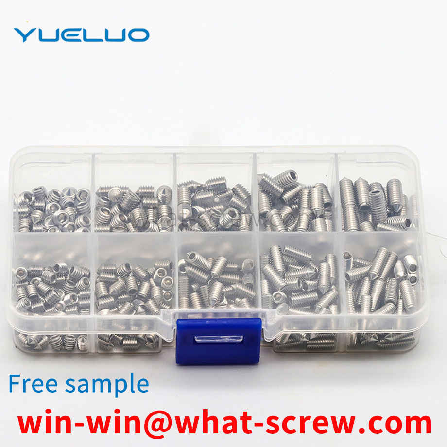 Customized boxed screws