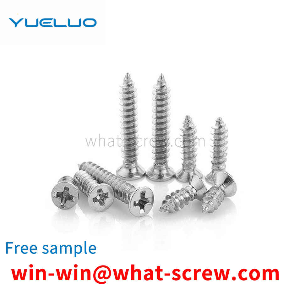 Supply cross countersunk head self-tapping screws