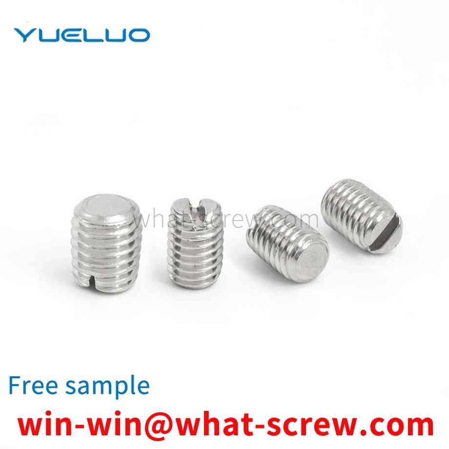 GB73 Flat End Slotted Set Screws