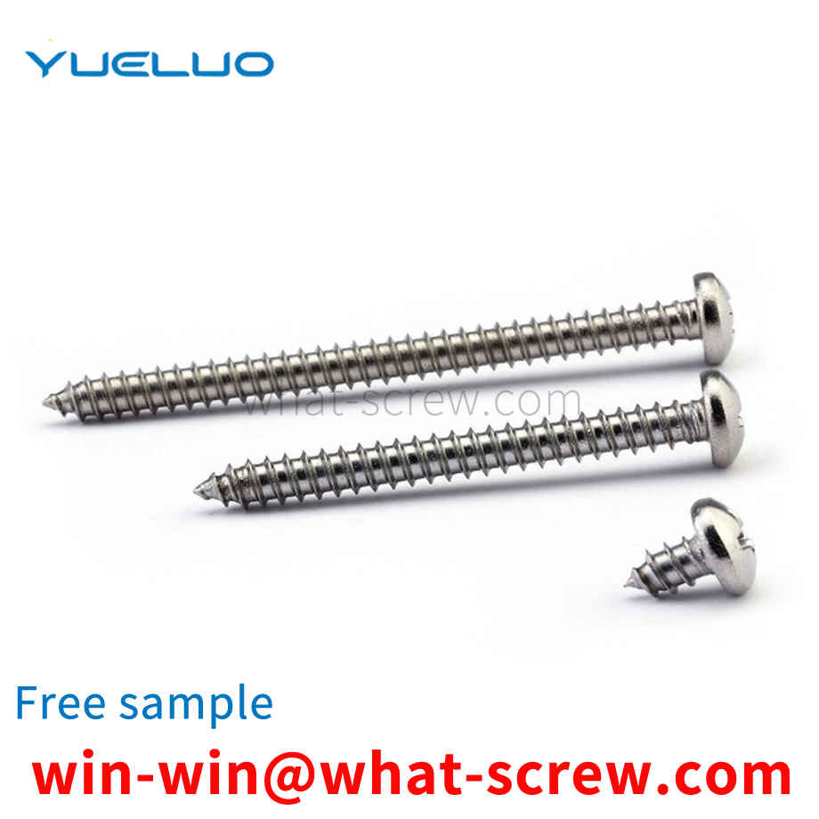 Phillips pan head self-tapping screws