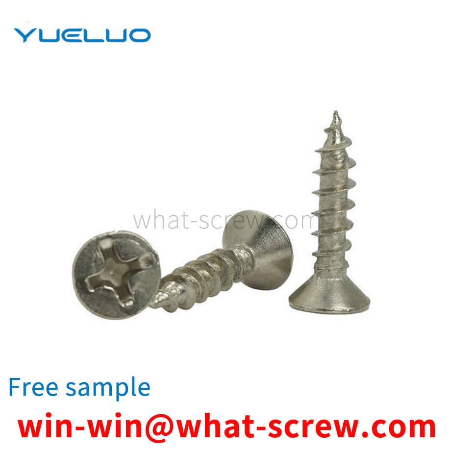 Wholesale Nickel Plated Countersunk Head Self Tapping Screws