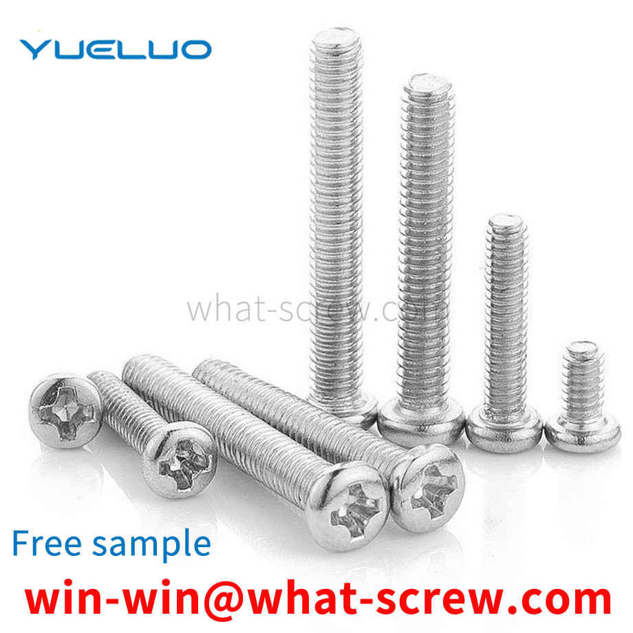 Custom Nickel Plated Round Head Screws