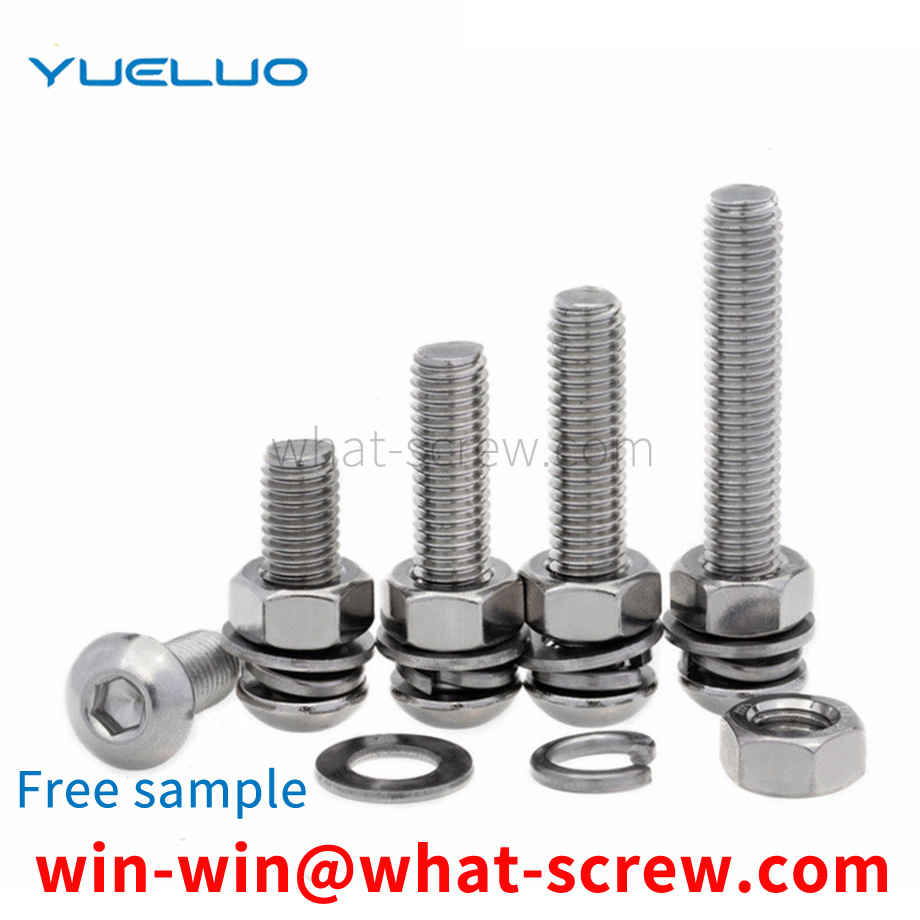 Production of round head hexagon socket head bolts