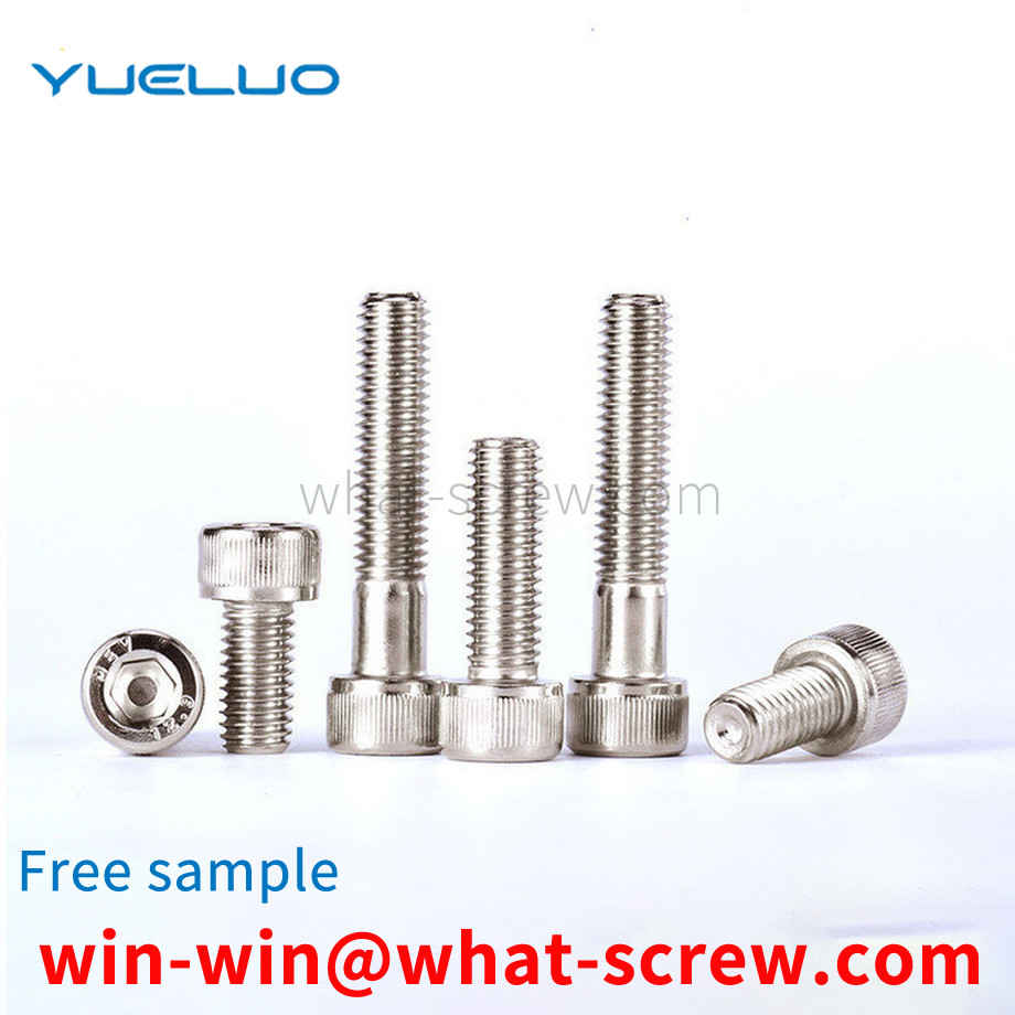 Nickel-plated cup head socket head cap screws