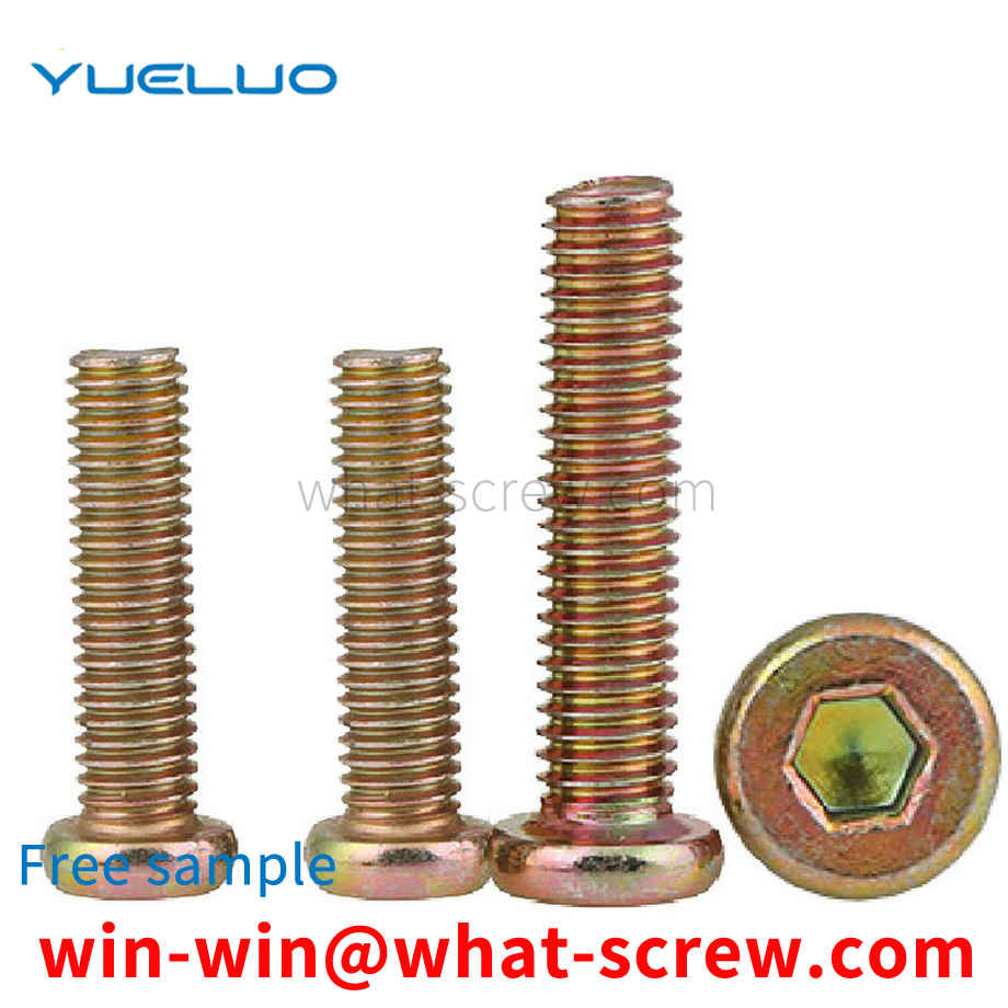 Processing round flat head hexagon socket screws