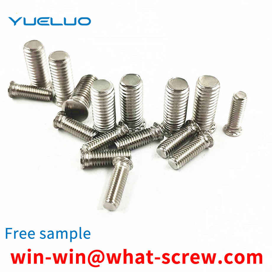 Pressure riveting screws