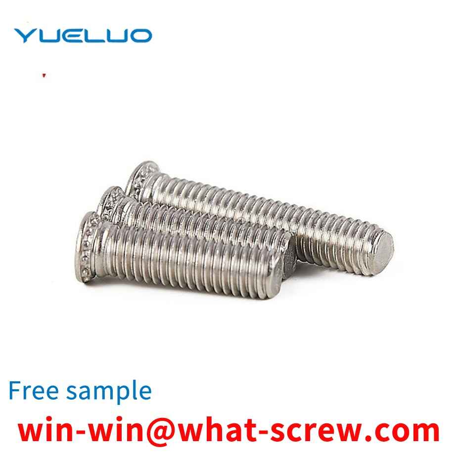 Pressure riveting screws