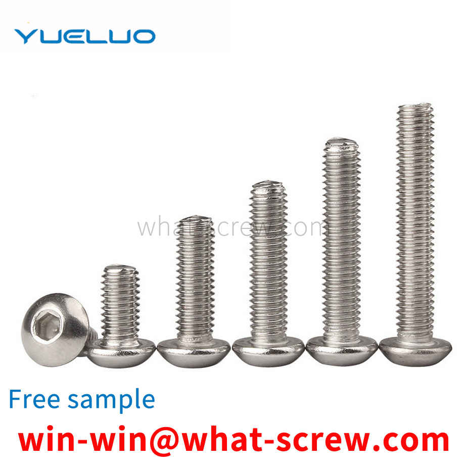 Round head socket head cap screws