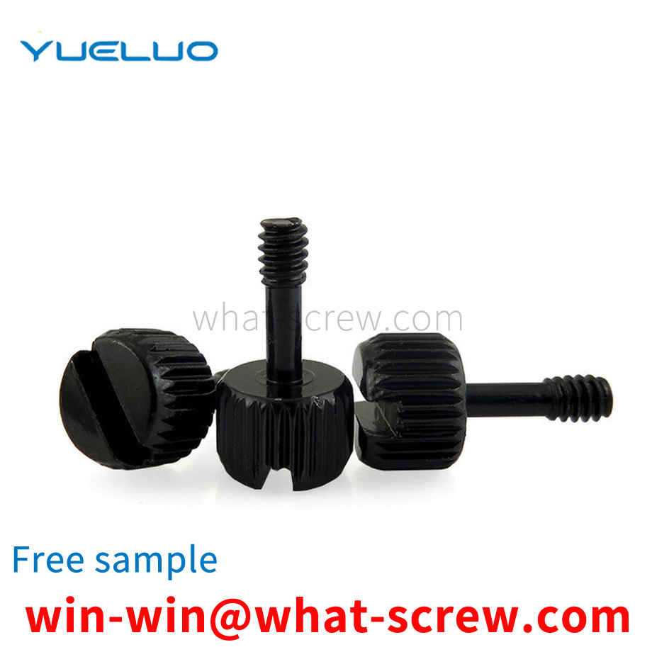 Aerospace Slotted Knurled Hand Screw