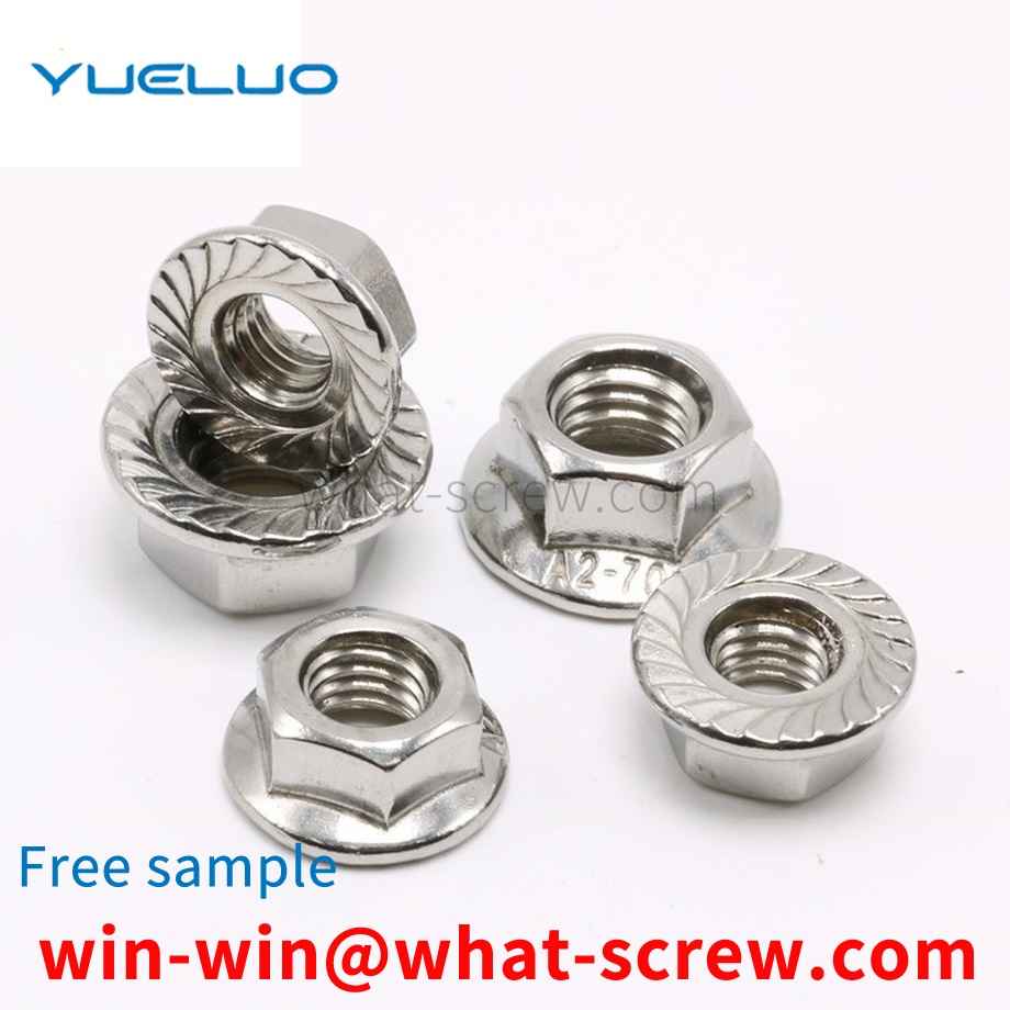 Customized flange nuts