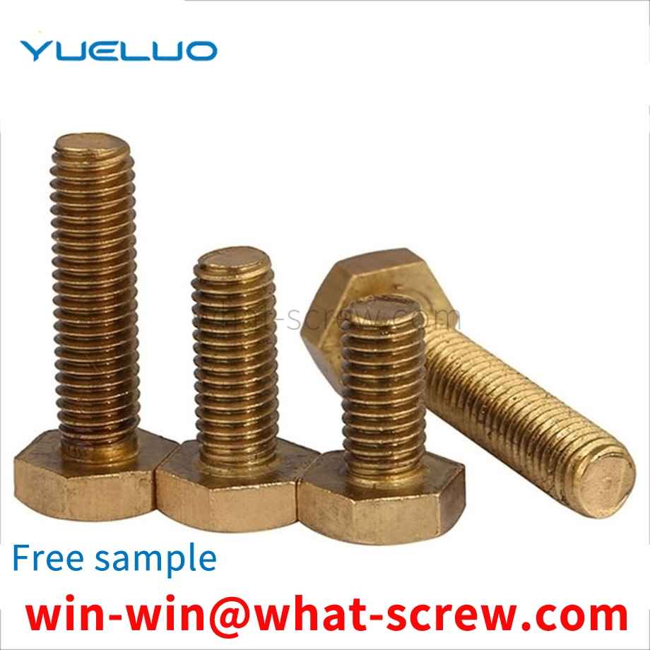 Copper hex screws