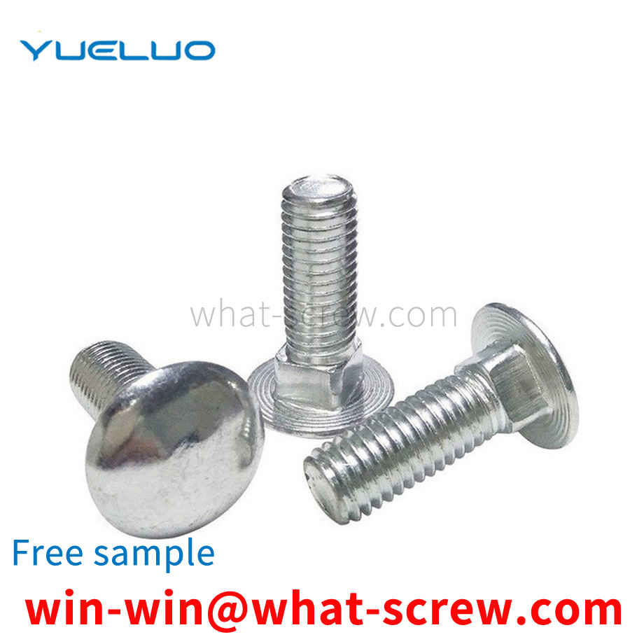 Large oval head bridge screw