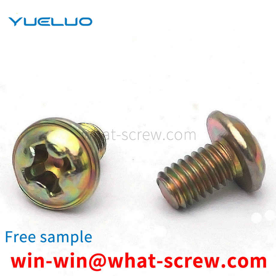 Half round Phillips screw with pad