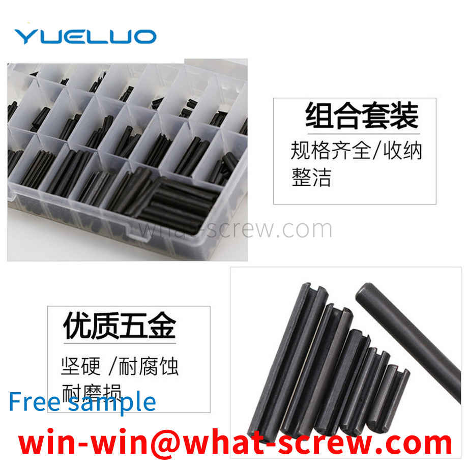 Wholesale iron black elastic cylindrical pin