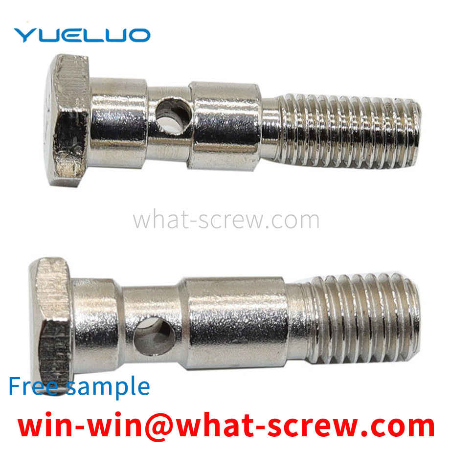 Hinged shoulder non-standard screws