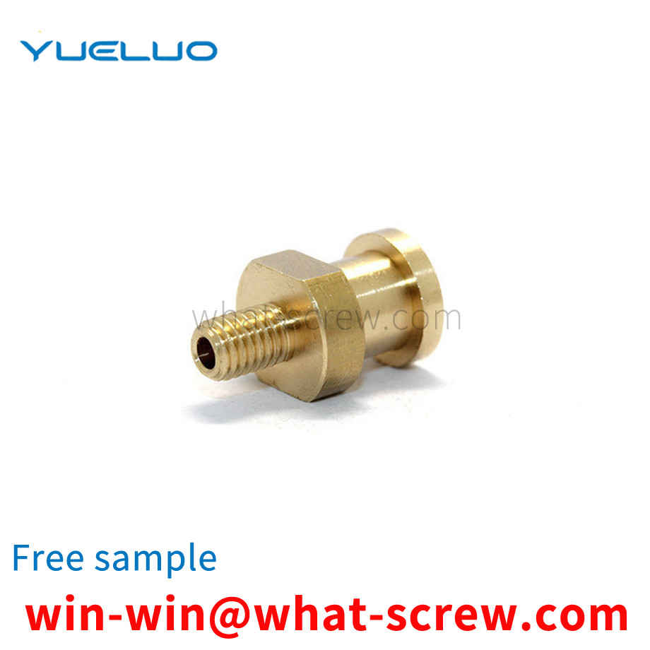 Horizontal hole copper screw