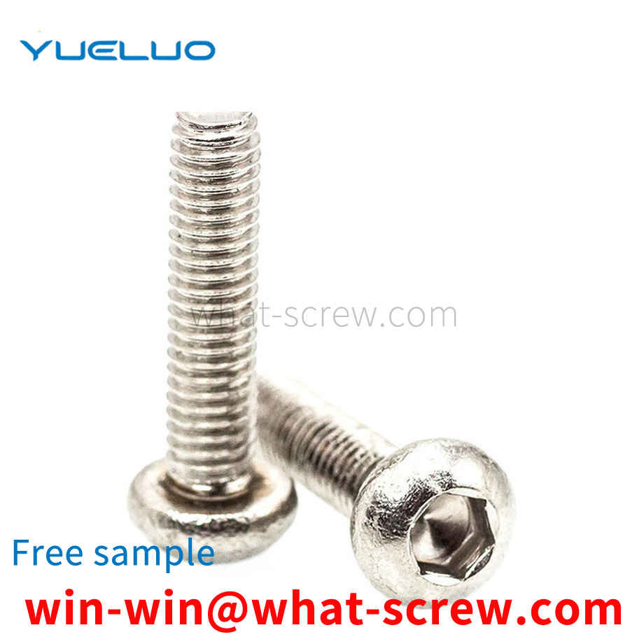 Pan head socket head cap screws