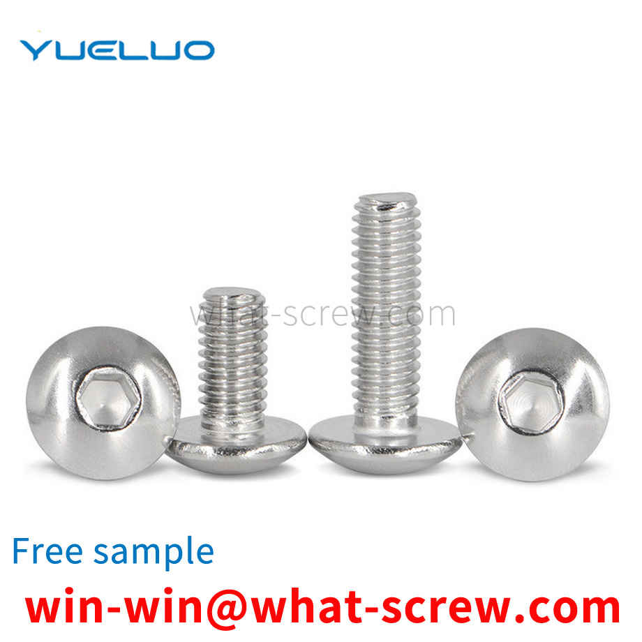 Large flat head socket head cap screw