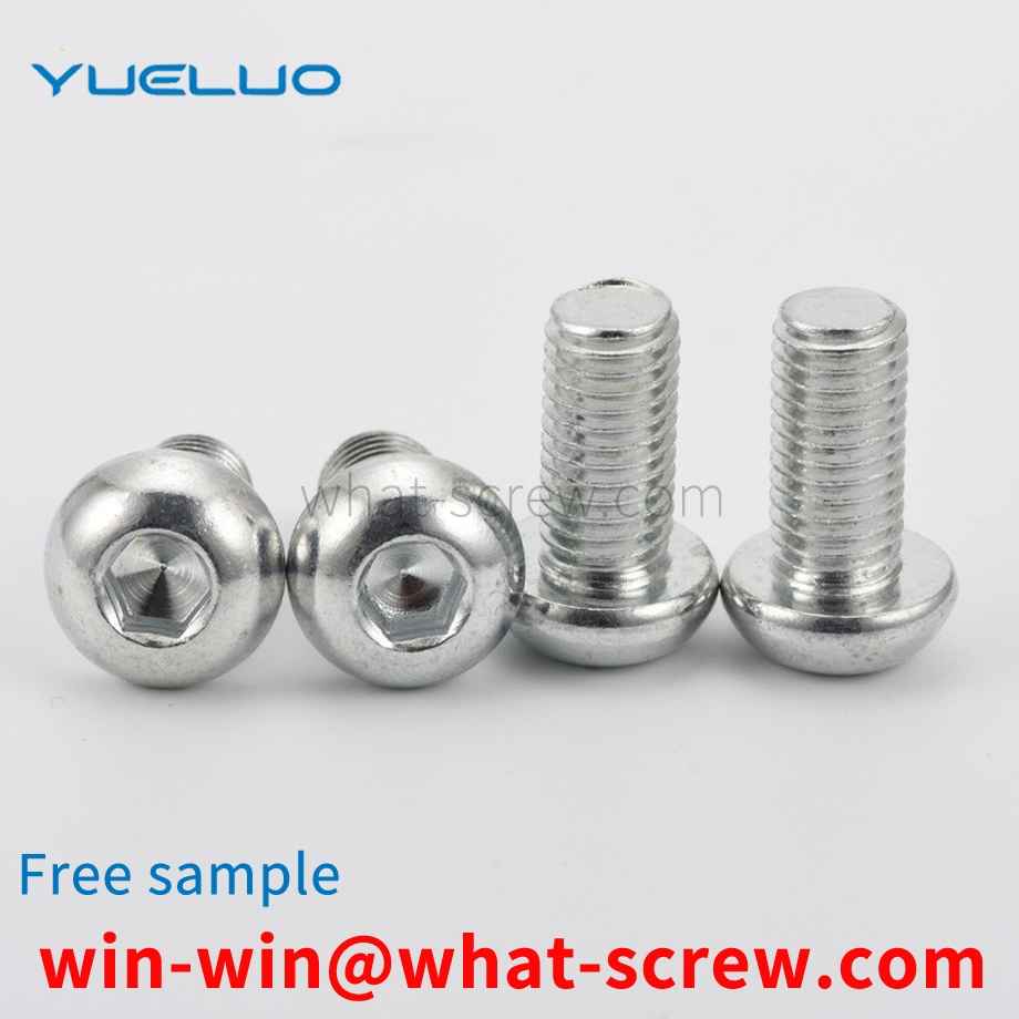 Custom dome head socket head cap screws